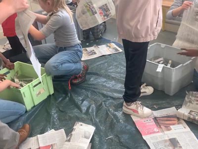 Atelier pâte à papier