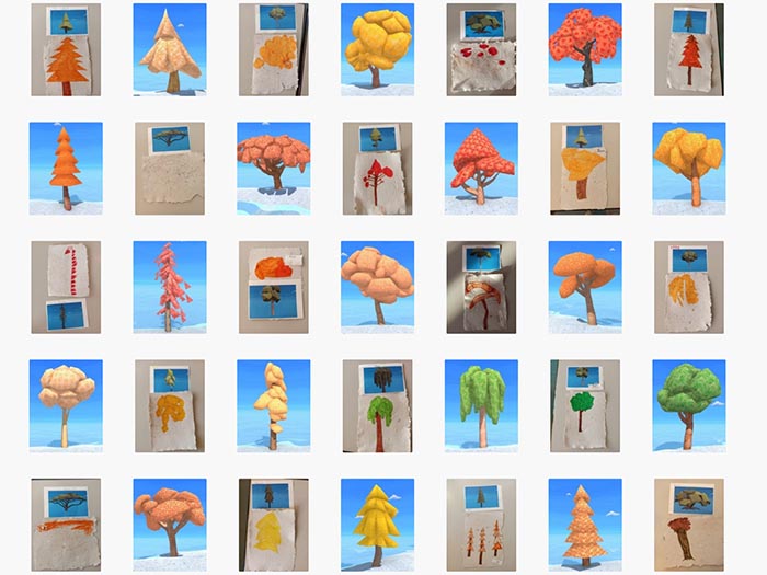 Liste de tous les arbres